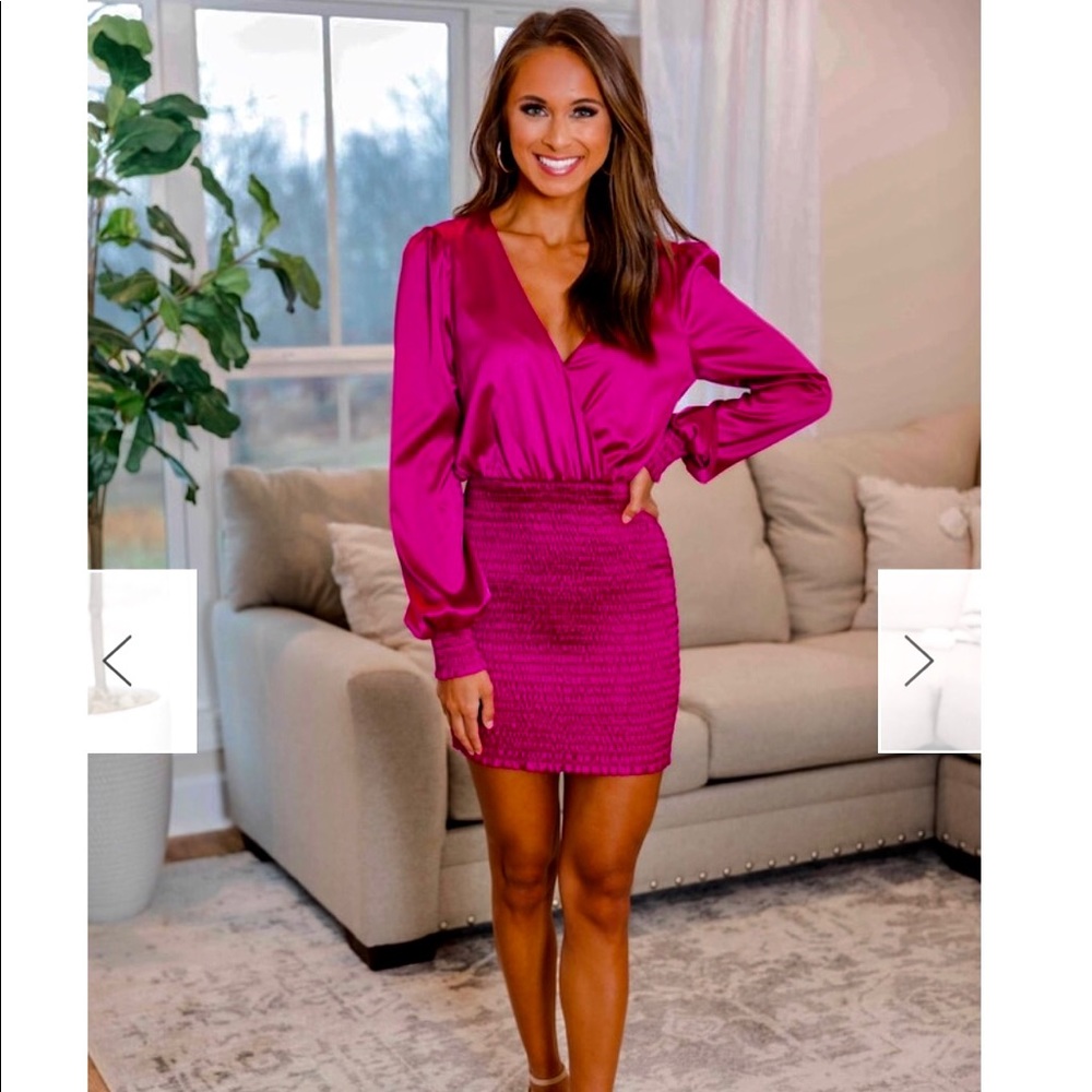 Magenta Dress - Size Medium